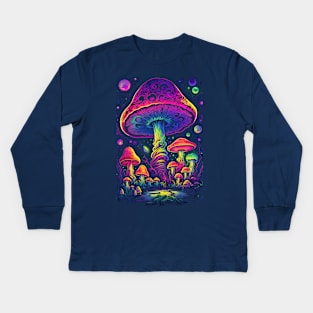 Mushroom Lake Kids Long Sleeve T-Shirt